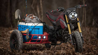 Hell Yeah–It's A Little Honda Grom With A Teeny Tiny Sidecar